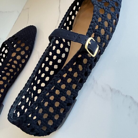 Ann Taylor Woven Mary Jane Ballet Flat - Size 11 - NEW - Picture 2 of 7